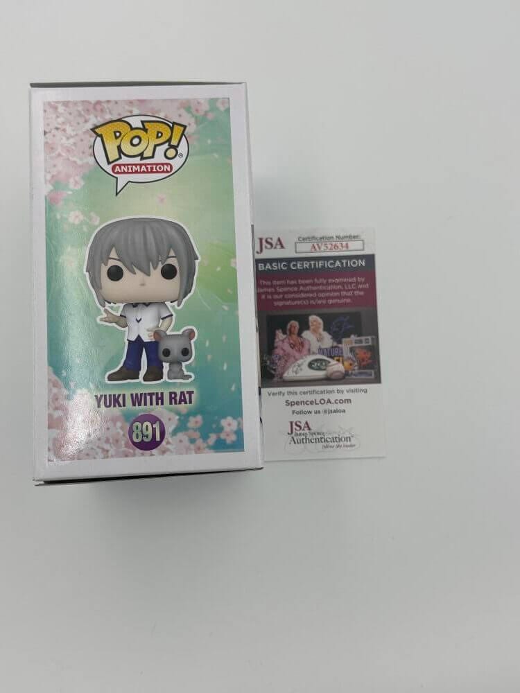 Eric Vale Signed Yuki Soma With Rat Funko Fruits Basket Anime Autograph Jsa 634 - Image 4