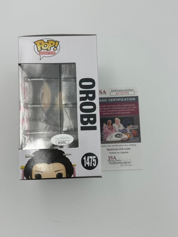 Stephanie Young Signed Orobi Funko Pop 1475 Nico Robin Anime Autograph Jsa 791 - Image 2