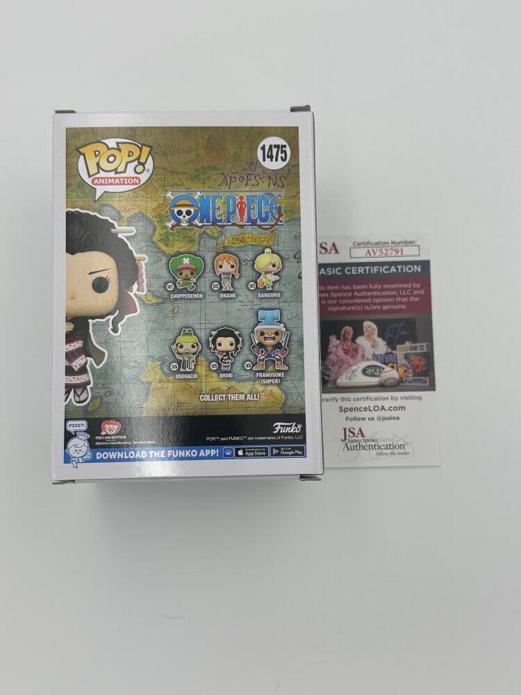 Stephanie Young Signed Orobi Funko Pop 1475 Nico Robin Anime Autograph Jsa 791 - Image 3