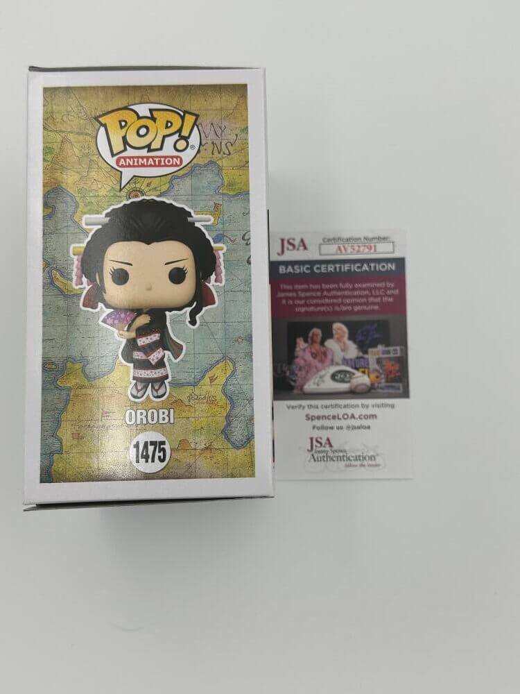 Stephanie Young Signed Orobi Funko Pop 1475 Nico Robin Anime Autograph Jsa 791 - Image 4