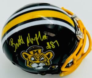 BRETT NORFLEET SIGNED MISSOURI TIGERS MINI HELMET MIZZOU AUTOGRAPH BAS J94