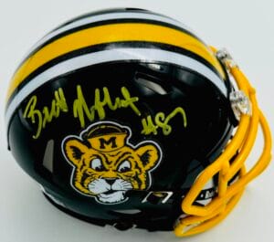 BRETT NORFLEET SIGNED MISSOURI TIGERS MINI HELMET MIZZOU AUTOGRAPH BAS K97