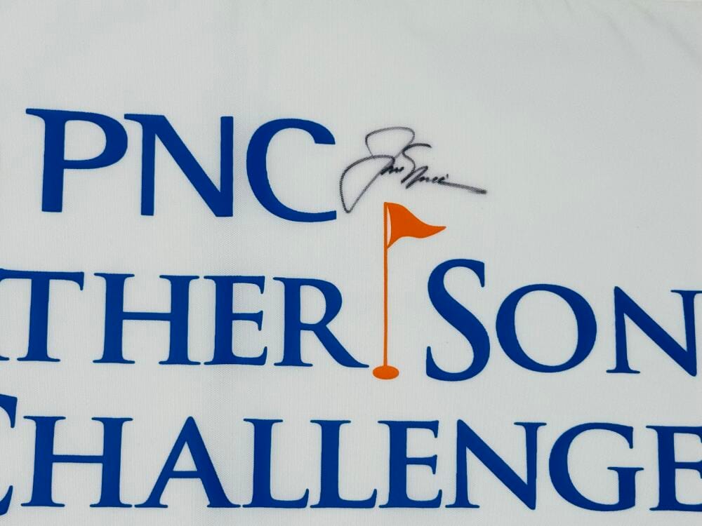 Jack Nicklaus Signed Father Son Challenge Golf Pin Flag Autograph Beckett J869 - Image 3