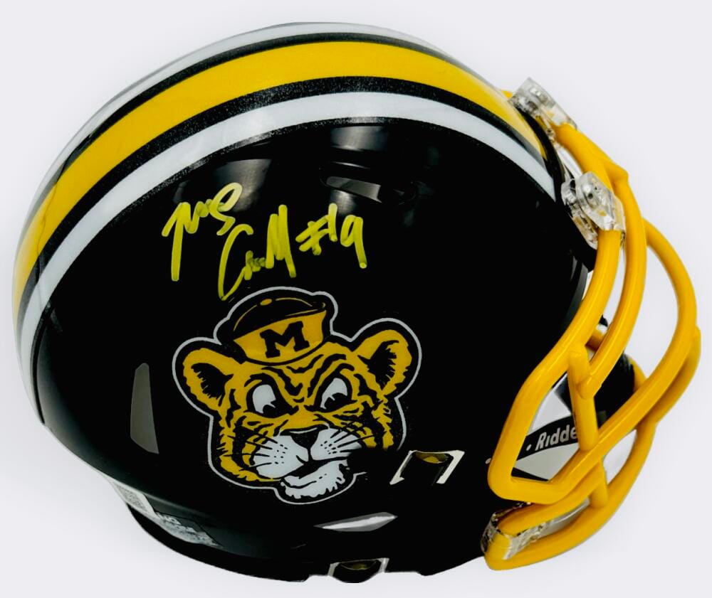 MARCUS CARROLL SIGNED MISSOURI TIGERS SAILOR MINI HELMET MIZZOU BECKETT BAS J82