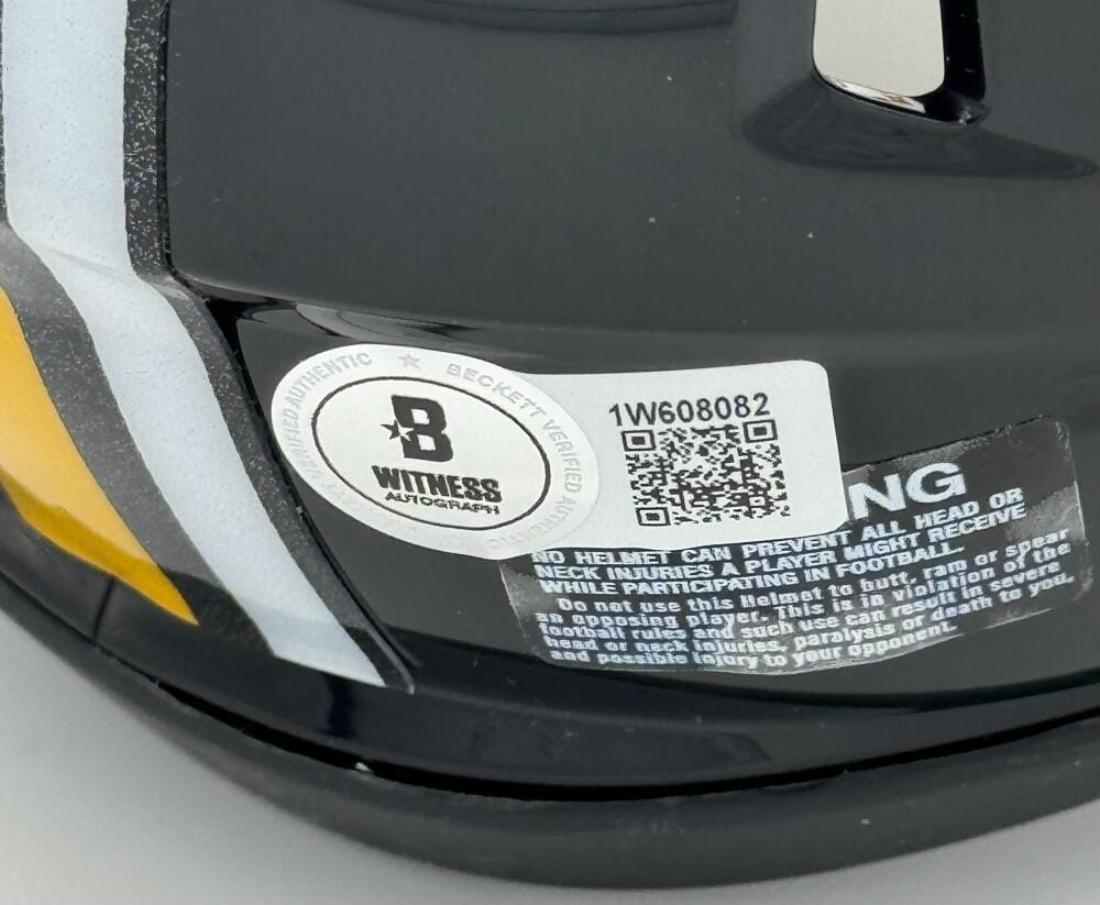 MARCUS CARROLL SIGNED MISSOURI TIGERS SAILOR MINI HELMET MIZZOU BECKETT BAS J82 - Image 2