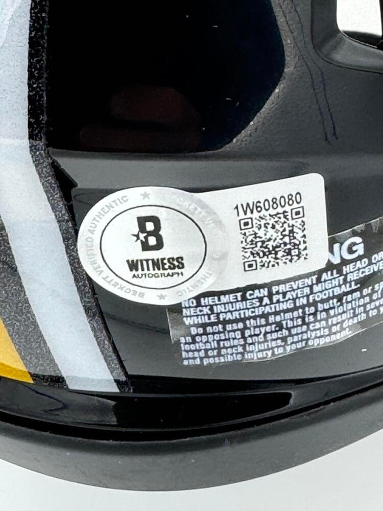 MARCUS CARROLL SIGNED MISSOURI TIGERS SAILOR MINI HELMET MIZZOU BECKETT BAS J80 - Image 2