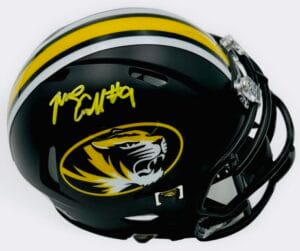 MARCUS CARROLL SIGNED MISSOURI TIGERS MINI HELMET MIZZOU SEC AUTOGRAPH BAS K081