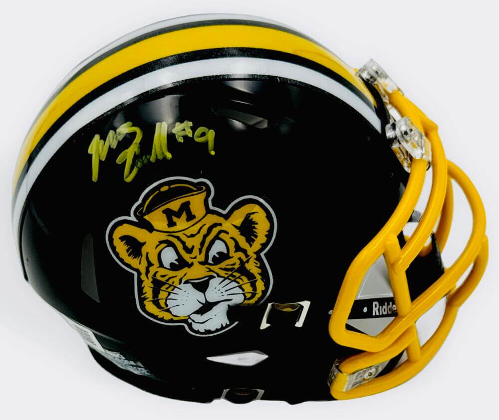 MARCUS CARROLL SIGNED MISSOURI TIGERS SAILOR MINI HELMET MIZZOU BECKETT BAS K92