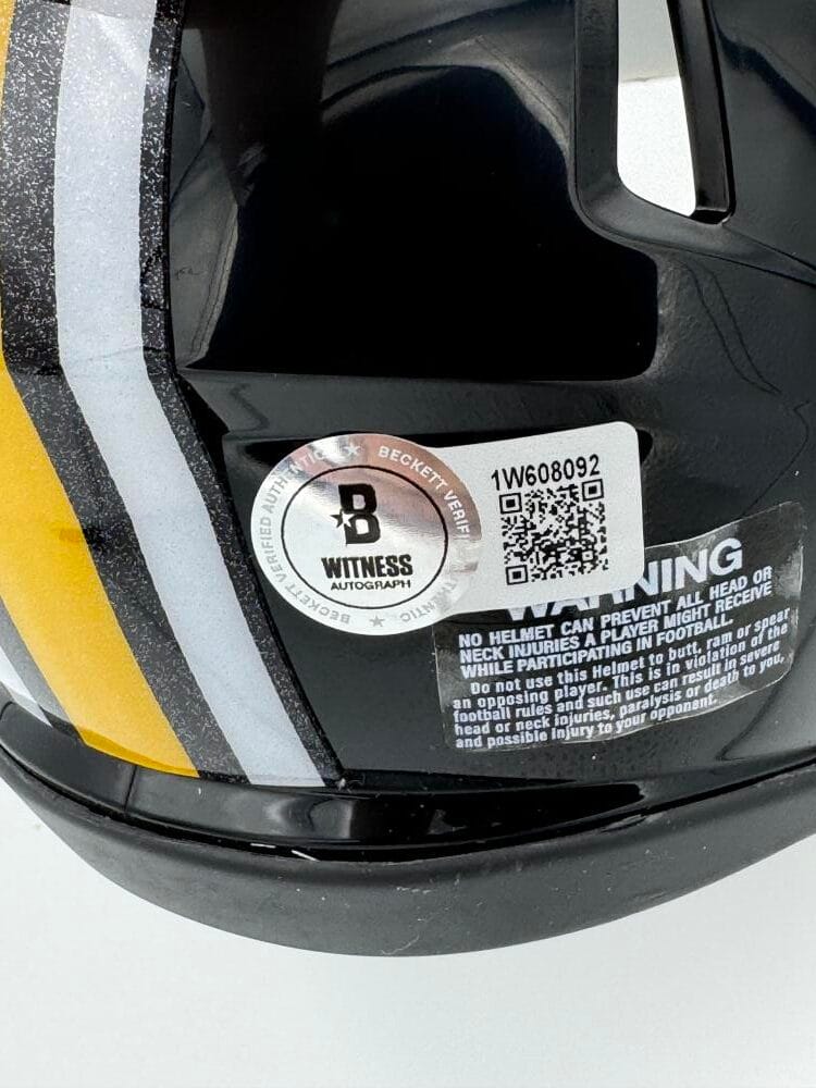 MARCUS CARROLL SIGNED MISSOURI TIGERS SAILOR MINI HELMET MIZZOU BECKETT BAS K92 - Image 2