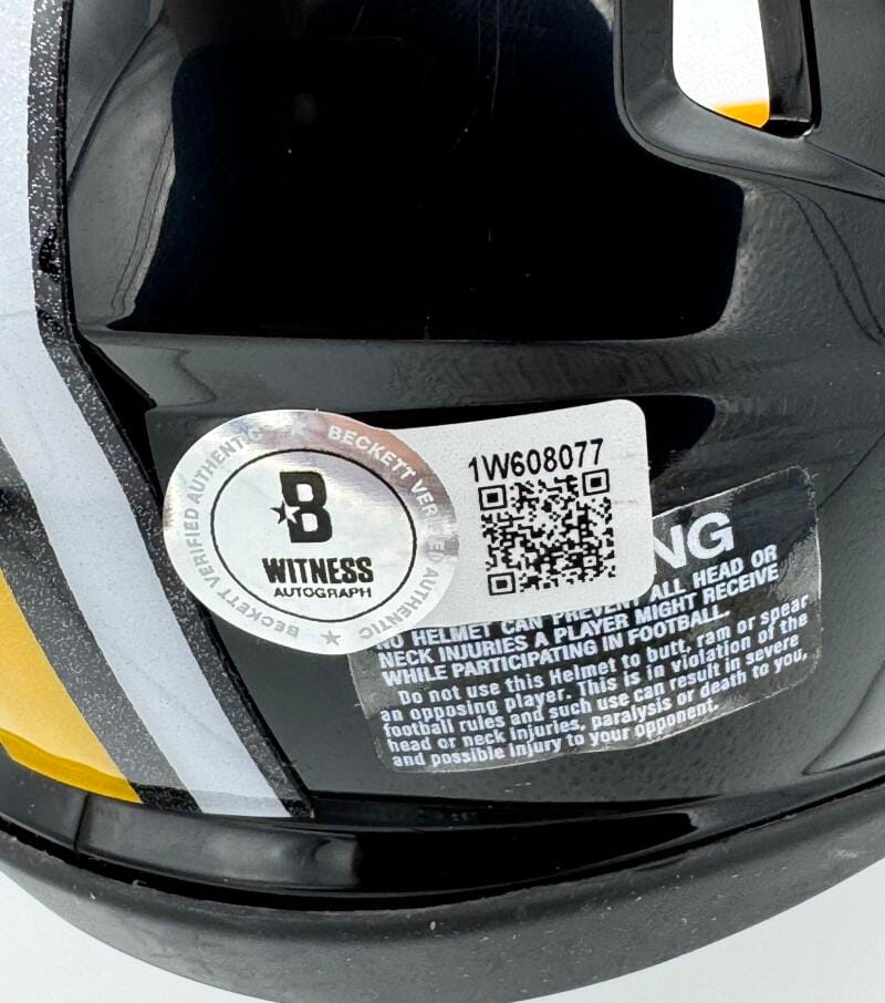 MARCUS CARROLL SIGNED MISSOURI TIGERS MINI HELMET MIZZOU SEC AUTOGRAPH BAS K77 - Image 2