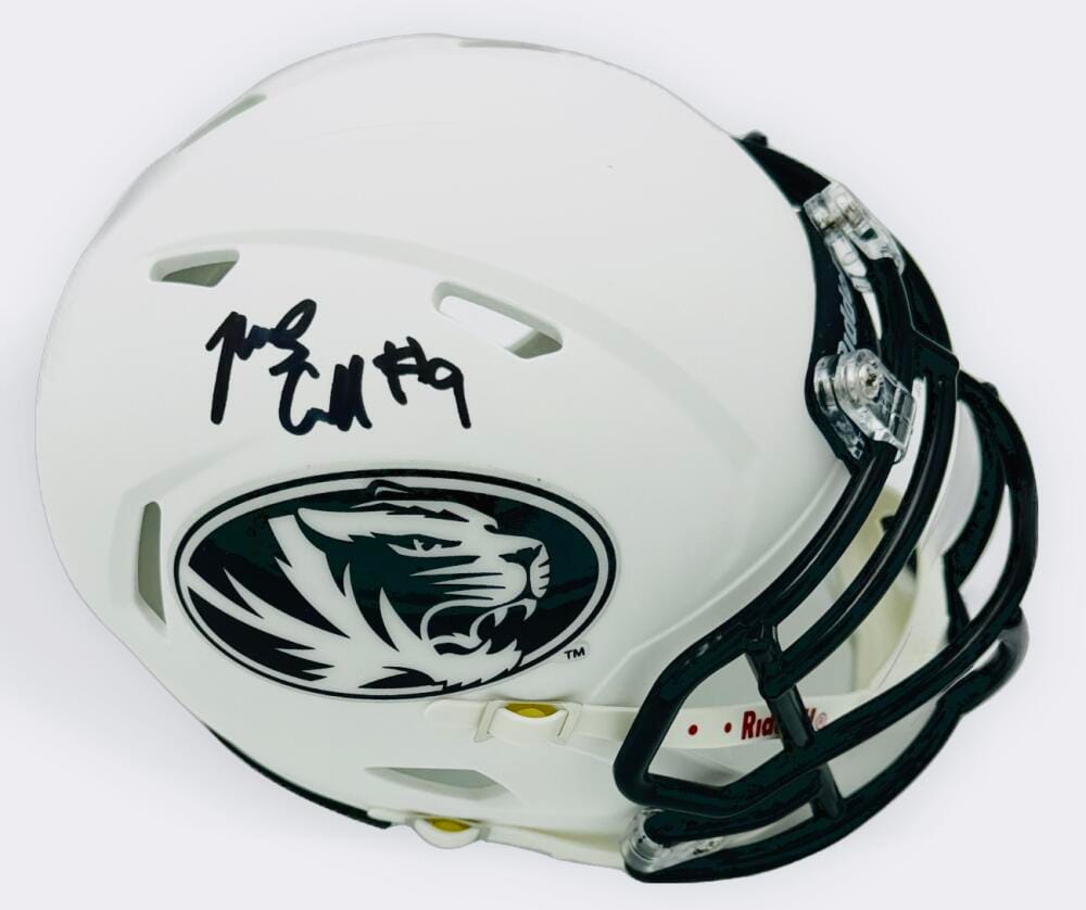 MARCUS CARROLL SIGNED MISSOURI TIGERS MINI HELMET MIZZOU SEC AUTOGRAPH BAS K10