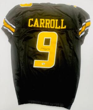 MARCUS CARROLL SIGNED CUSTOM GAME CUT JERSEY MISSOURI TIGERS AUTOGRAPH BAS K152