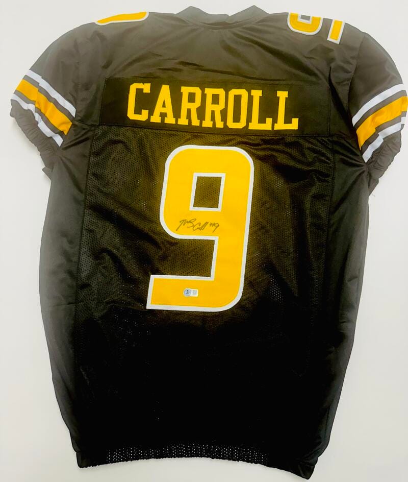 MARCUS CARROLL SIGNED CUSTOM GAME CUT JERSEY MISSOURI TIGERS MIZZOU BAS K150