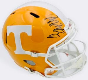 JAMES PEARCE SIGNED TENNESSEE VOLUNTEERS FULL SIZE REP HELMET AUTOGRAPH BAS J55