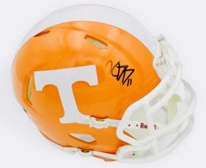 KEENAN PILI SIGNED TENNESSEE VOLUNTEERS MINI HELMET VOLS AUTOGRAPH BECKETT J89