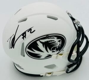 TORIANO PRIDE SIGNED MISSOURI TIGERS FOOTBALL MINI HELMET MIZZOU AUTOGRAPH K2
