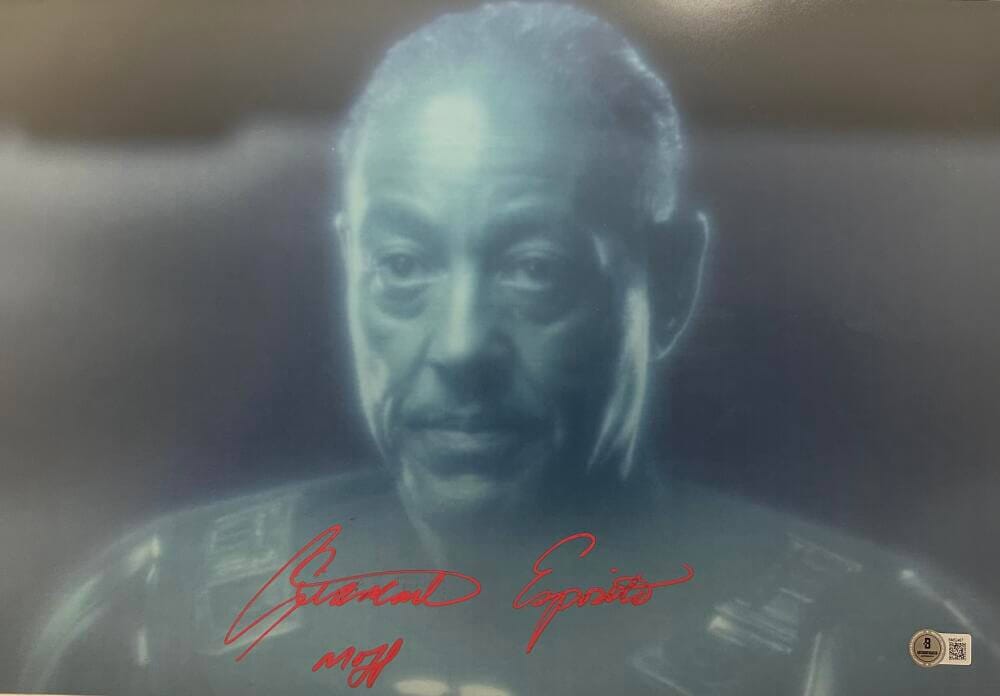 GIANCARLO ESPOSITO SIGNED MOFF GIDEON 12x18 PHOTO THE MANDALORIAN AUTOGRAPH BAS 467