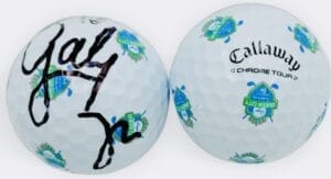 GABY LOPEZ SIGNED KROGER QUEEN CITY CHAMPIONSHIP GOLF BALL LPGA AUTOGRAPH COA J1