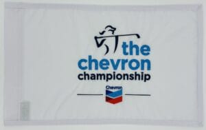 2024 THE CHEVRON CHAMPIONSHIP GOLF PIN FLAG NELLY KORDA 5TH WIN CARLTON WOODS K1