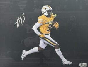 LUTHER BURDEN SIGNED 11X14 PHOTO MISSOURI TIGERS MIZZOU AUTOGRAPH BAS J650