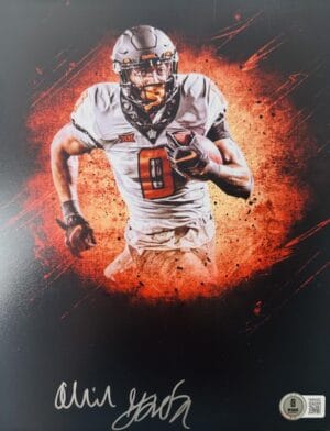 OLLIE GORDON SIGNED OKLAHOMA STATE COWBOYS 8X10 PHOTO AUTOGRAPH BAS J383