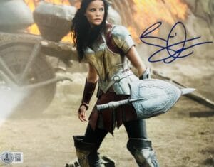 JAIMIE ALEXANDER SIGNED THOR LADY SIFF 8X10 PHOTO MARVEL AUTOGRAPH BAS 805