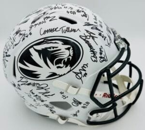 2024-25 SIGNED MISSOURI TIGERS FS HELMET LUTHER BURDEN NORFLEET COOPER BAS K86