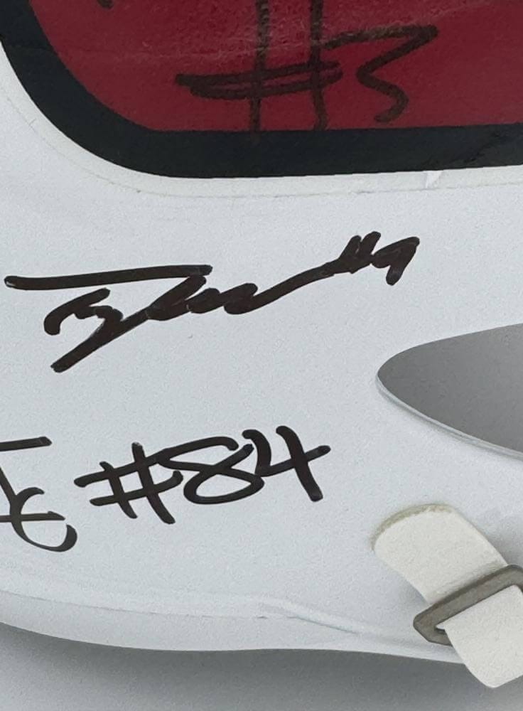 2024 LOUISVILLE CARDINALS SIGNED FS HELMET TYLER SHOUGH JA'COREY BROOKS BAS J984 - Image 6