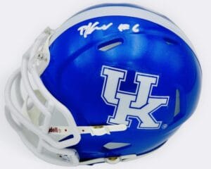 DANE KEY SIGNED KENTUCKY WILDCATS MINI FOOTBALL HELMET CATS AUTOGRAPH BAS J18