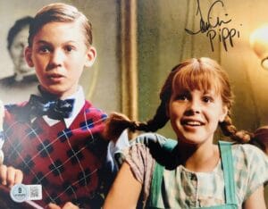 TAMI ERIN SIGNED PIPPI LONGSTOCKING 8X10 PHOTO AUTOGRAPH BECKETT COA BAS 887