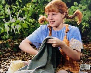 TAMI ERIN SIGNED PIPPI LONGSTOCKING 8X10 PHOTO AUTOGRAPH BECKETT COA BAS 888