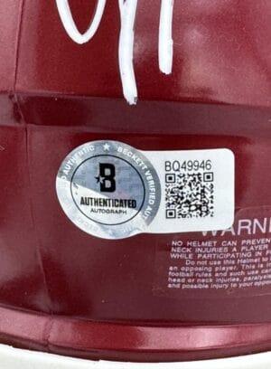 Ja'Quinden Jackson Taylen Green Signed Arkansas Razorbacks Mini Helmet Bas K46