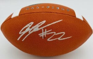 JA'QUINDEN JACKSON SIGNED FULL SIZE NIKE FOOTBALL ARKANSAS RAZORBACKS BAS K57