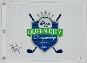 LEXI THOMPSON SIGNED KROGER QUEEN CITY GOLF PIN FLAG AUTOGRAPH BECKETT J97