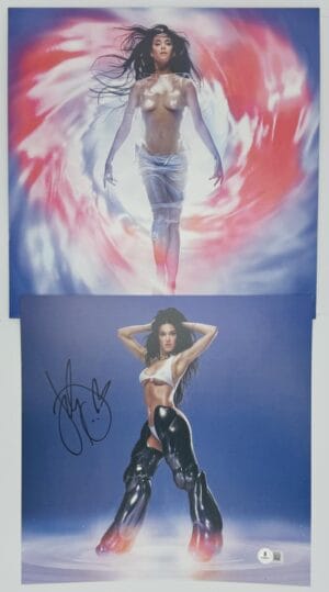 KATY PERRY SIGNED 143 ALBUM VINYL LP INSERT TEENAGE DREAM AUTOGRAPH BECKETT K79