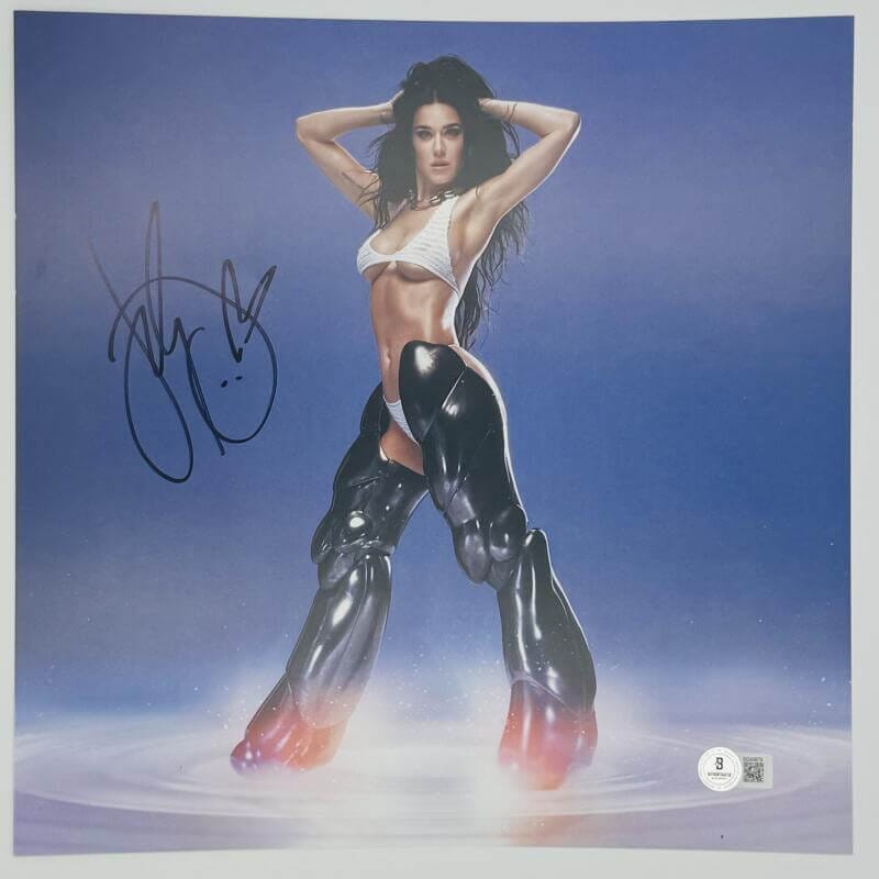 Katy Perry Signed 143 Album Vinyl Lp Insert Teenage Dream Autograph Beckett K79 - Image 2