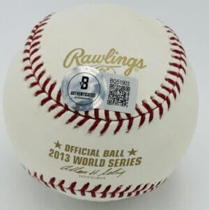 Mike Shannon Signed 2013 World Series Baseball St Louis Cardinals Beckett J03