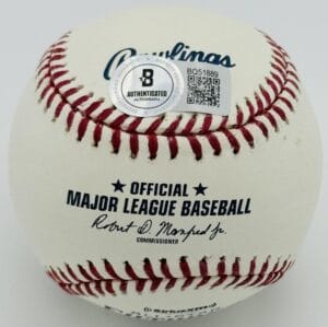 AARON NOLA SIGNED 2015 FUTURES GAME BASEBALL PHILADELPHIA PHILLIES BECKETT J89