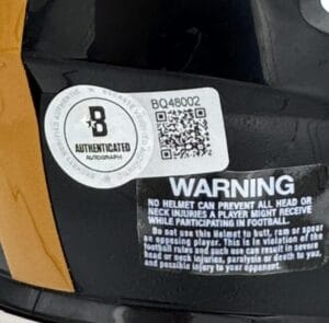 Quinn Schulte Signed Iowa Hawkeyes Football Mini Helmet Autograph Beckett K02
