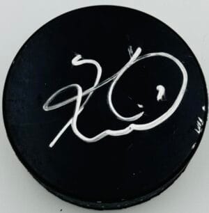 KEITH TKACHUK SIGNED HOCKEY PUCK ST LOUIS BLUES TEAM USA AUTOGRAPH COA J3