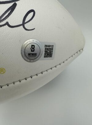 Dillon Gabriel Signed Oregon Ducks Logo Football Autograph Oklahoma Bas K122