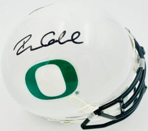 DILLON GABRIEL SIGNED OREGON DUCKS FOOTBALL MINI HELMET AUTOGRAPH BAS K985