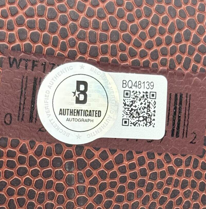 Robert Griffin Iii Signed Nfl Football Washington Commanders Autograph Bas J39