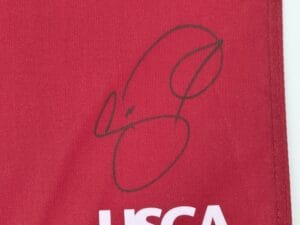 Jason Day Signed 2023 U.S. Open Golf Pin Flag La Country Club Autograph Bas J63