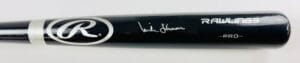 MIKE SHANNON SIGNED RAWLINGS BLACK BIG STICK BAT ST LOUIS CARDINALS BAS HOLO K95