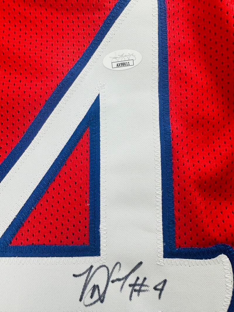Devin Neal Signed Custom Game Cut Jersey Kansas Jayhawks Autograph Jsa Holo J11 - Image 2
