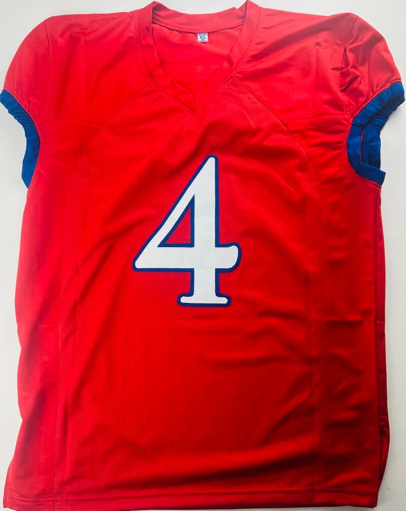 Devin Neal Signed Custom Game Cut Jersey Kansas Jayhawks Autograph Jsa Holo J11 - Image 3