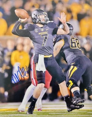 Maty Mauk Signed Missouri Tigers 11X14 Photo Mizzou Sec Autograph Coa J1