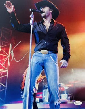Tim Mcgraw Signed 11X14 Photo Country Music Autograph Jsa Authentication M01375