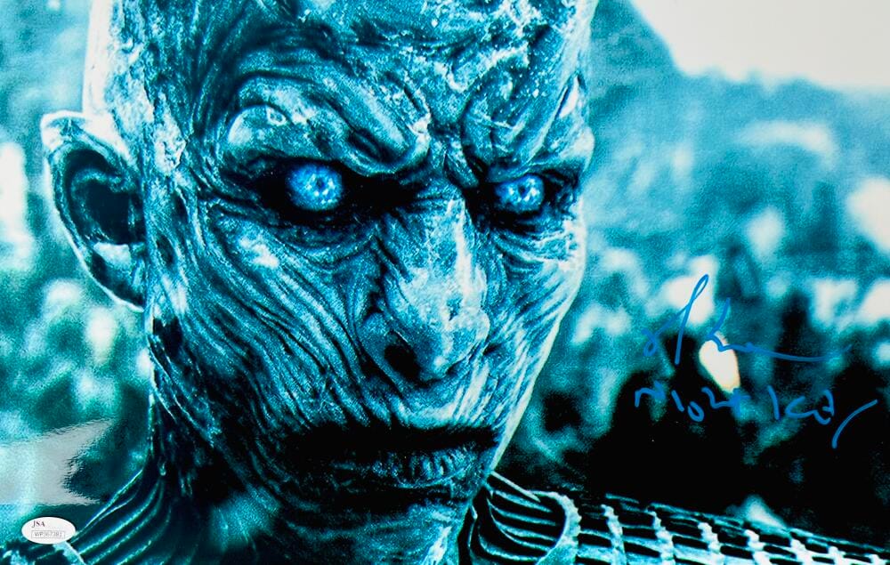 Richard Brake Signed 11X17 Metallic Photo The Night King Game Of Thrones Autograph Jsa 381
